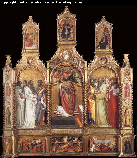 Giovanni dal ponte Polyptych of the Ascension of Saint John the Evangelist